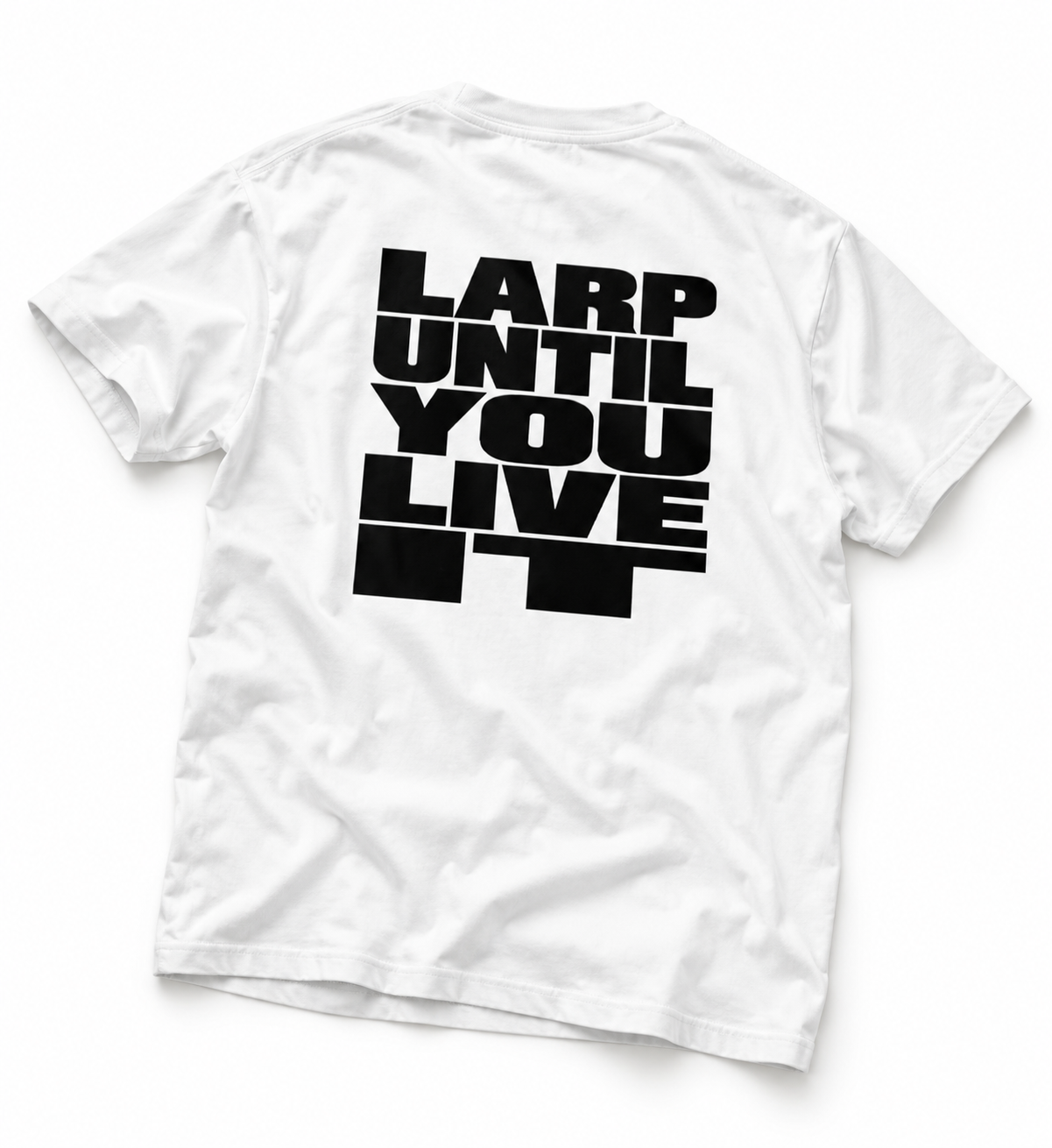 Enlarged back view of the Statement Tee